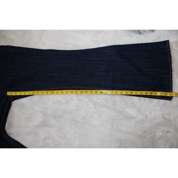 NWT Seven7 Premium Blue Label Denim Jeans Dark Wash Flare Cut 32 X 34 - Picture 8 of 8